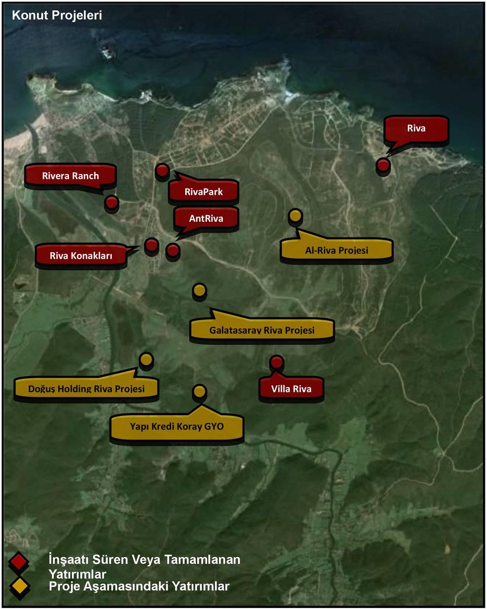 Doğuş Holding Riva Projesi Villa Riva Yapı Kredi Koray GYO Riva