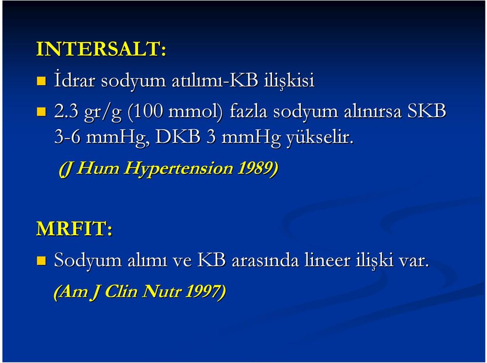 DKB 3 mmhg yükselir.