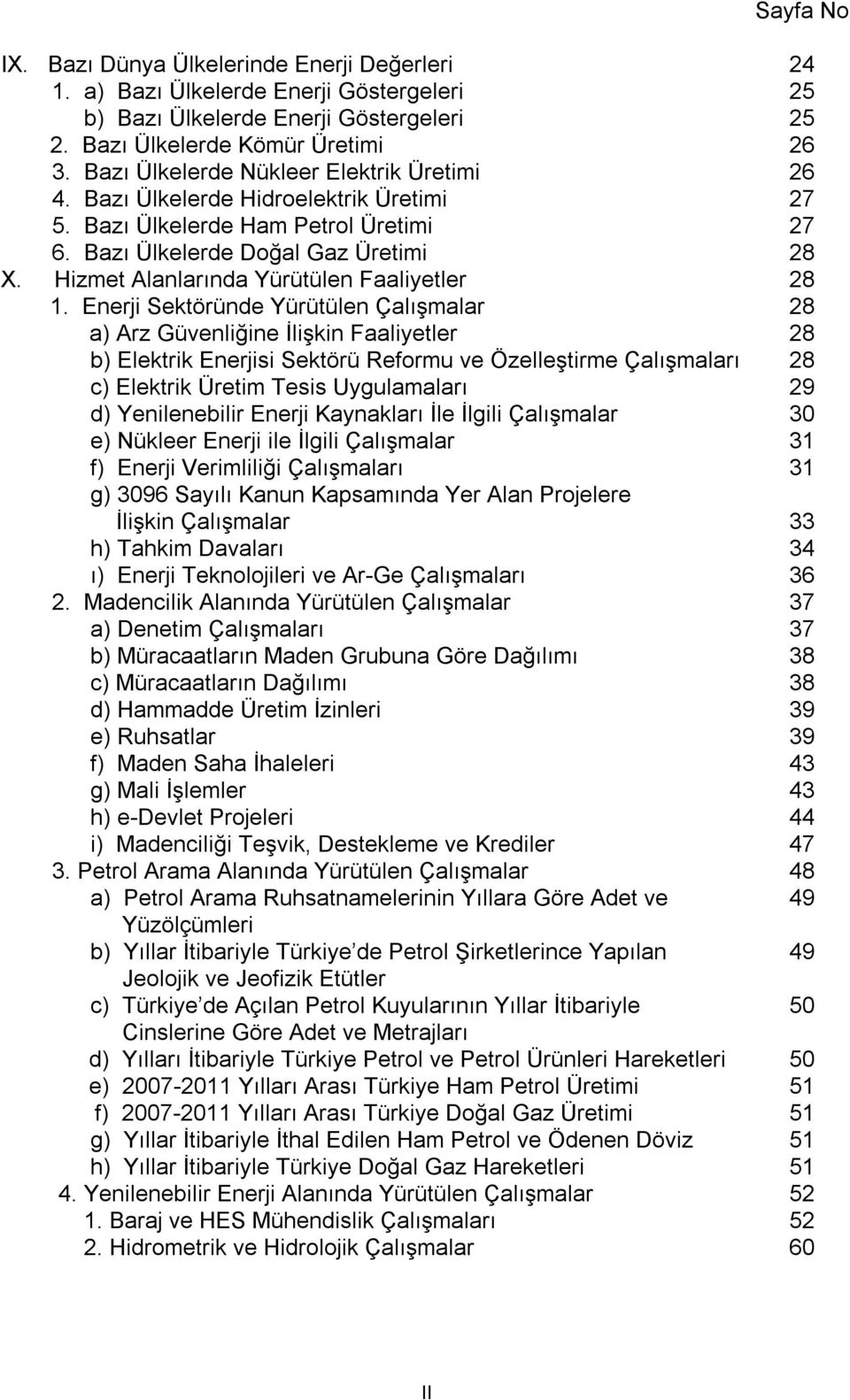 Hizmet Alanlarında Yürütülen Faaliyetler 28 1.