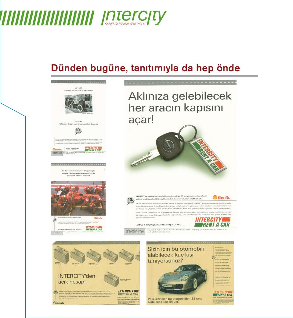 Bizi tan y n Y llard r yönetti imiz 10 binlerce arac n tüm bilgi ve birikimini sizin kullan m n zdaki her araç için özenle uyguluyor, benzersiz bir güven iliflkisi oluflturuyoruz.