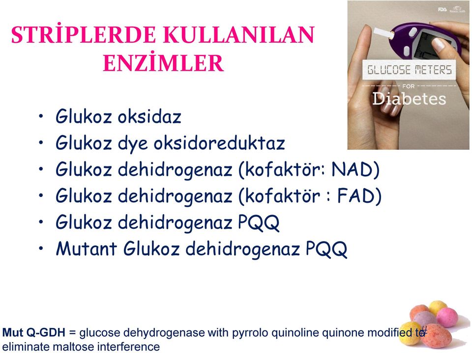 Glukoz dehidrogenaz PQQ Mutant Glukoz dehidrogenaz PQQ Mut Q-GDH = glucose