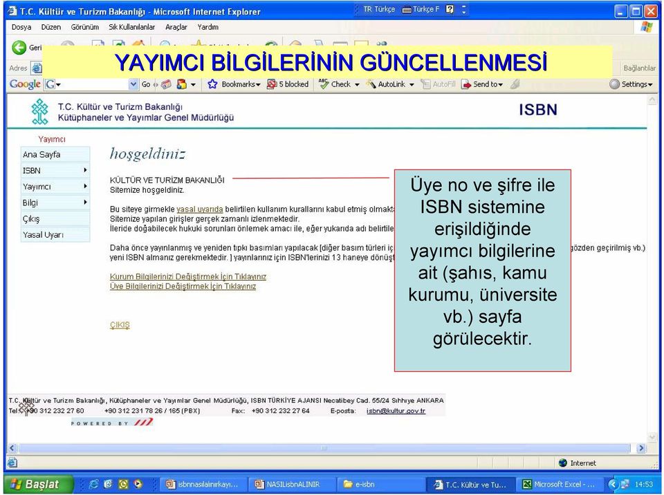 bilgilerine ait (şahıs, kamu