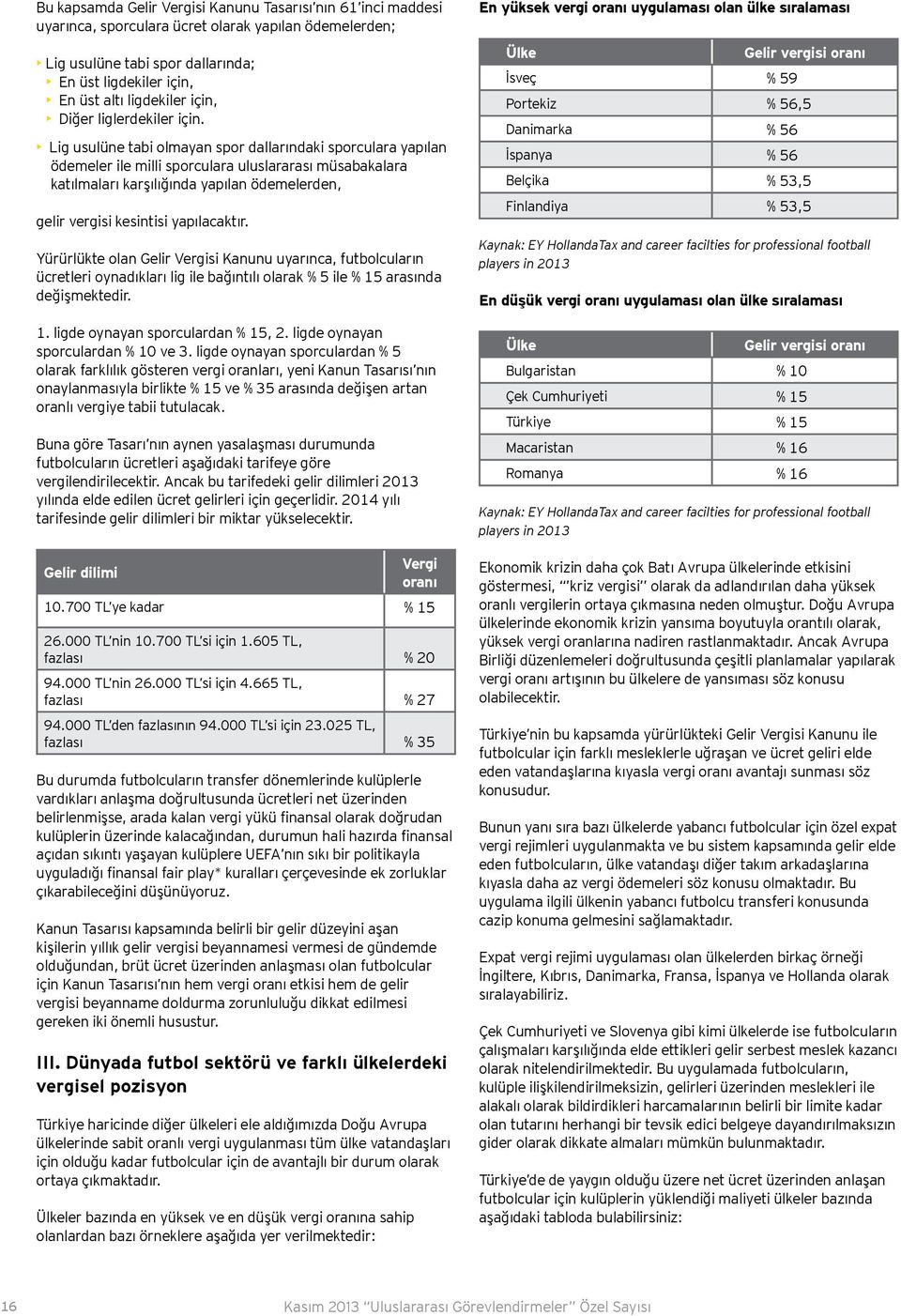 Lig usulüne tabi olmayan spor dallarındaki sporculara yapılan ödemeler ile milli sporculara uluslararası müsabakalara katılmaları karşılığında yapılan ödemelerden, gelir vergisi kesintisi