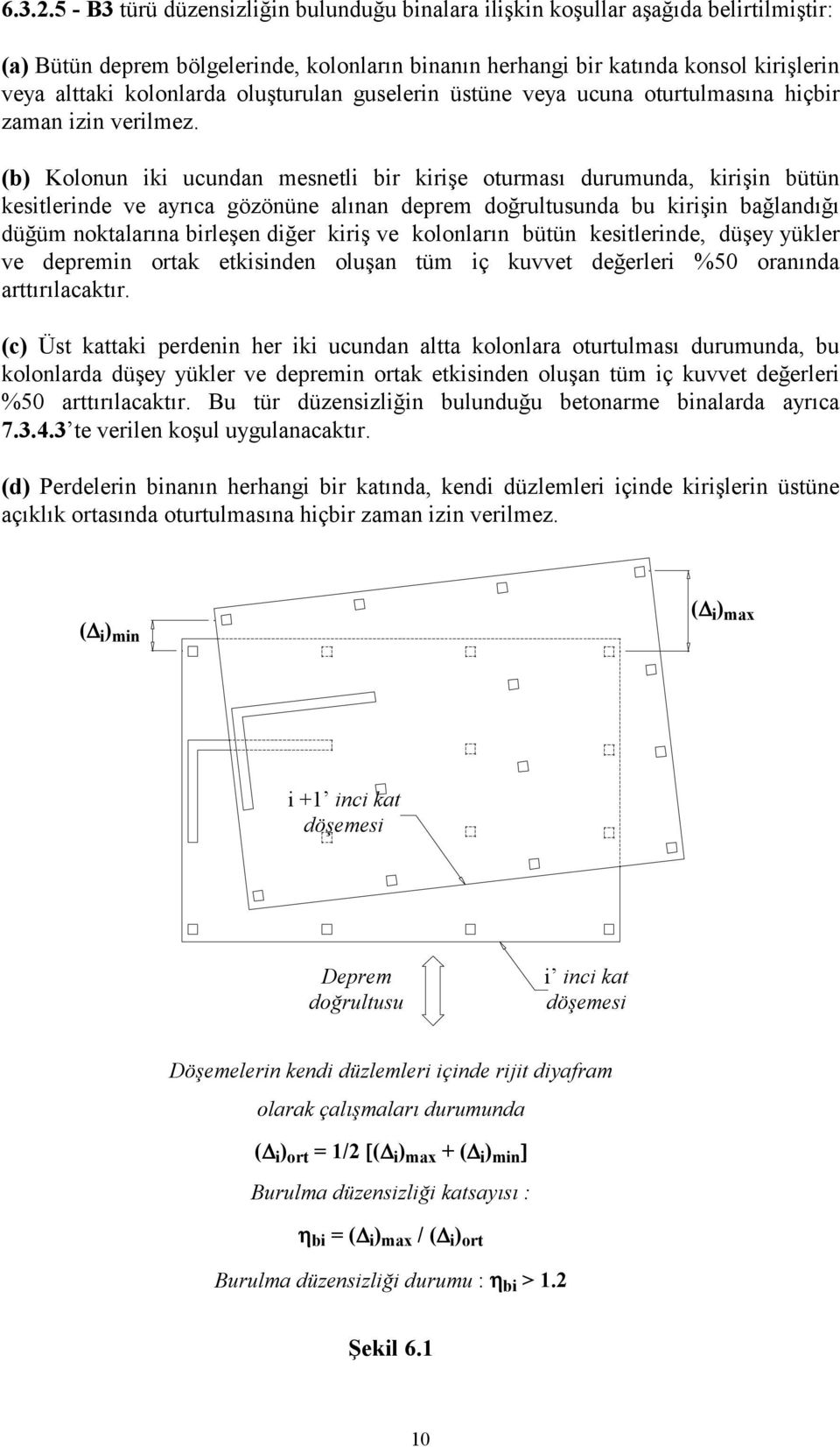 oluşturulan guselerin üstüne veya ucuna oturtulmasına hiçbir zaman izin verilmez.