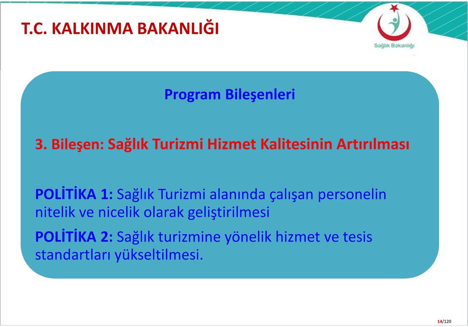 Sağlık Turizmi alanında çalışan personelin nitelik ve nicelik olarak