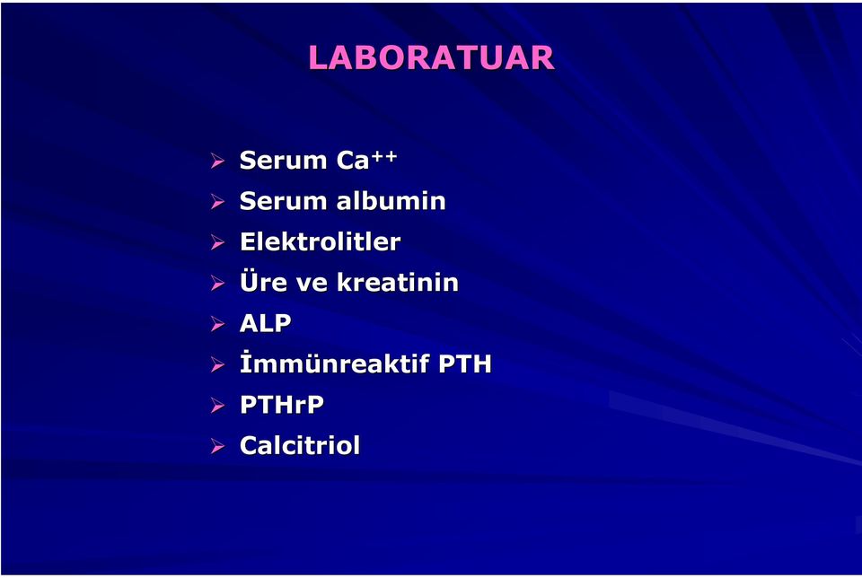 Elektrolitler Üre ve