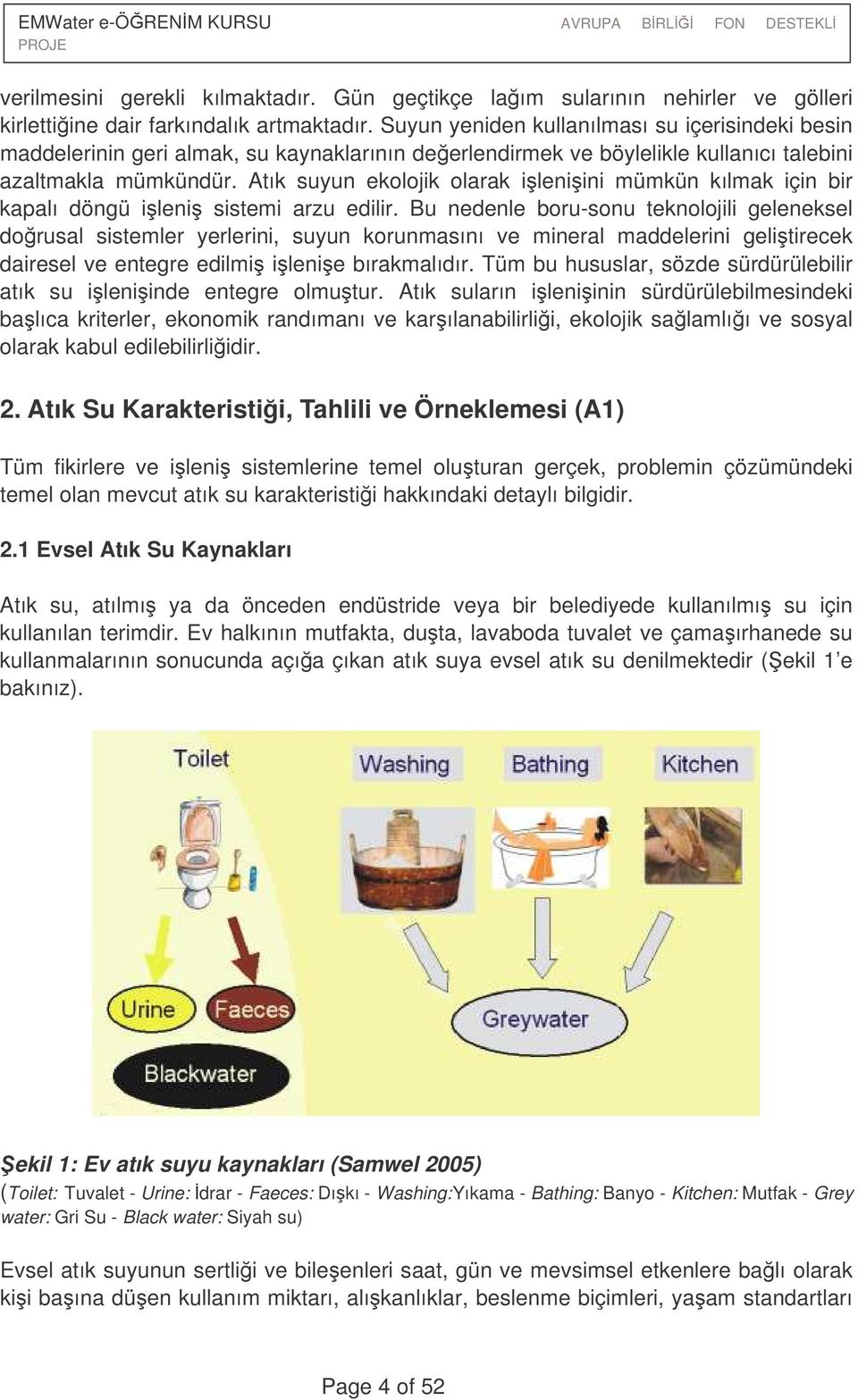 Atık suyun ekolojik olarak ileniini mümkün kılmak için bir kapalı döngü ileni sistemi arzu edilir.