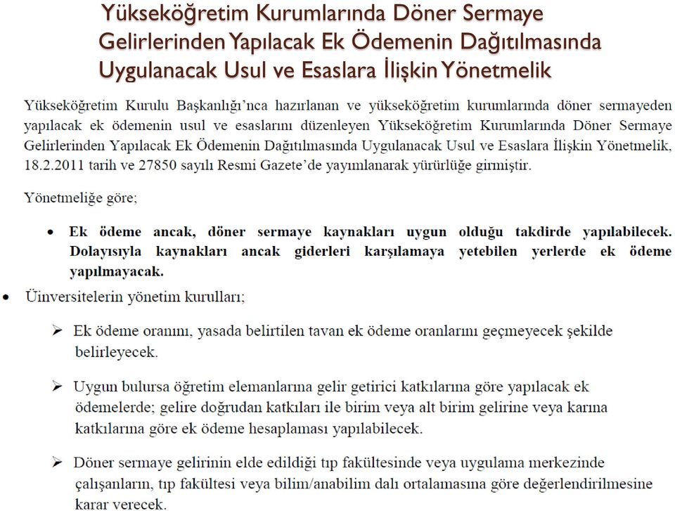 Ödemenin Dağıtılmasında