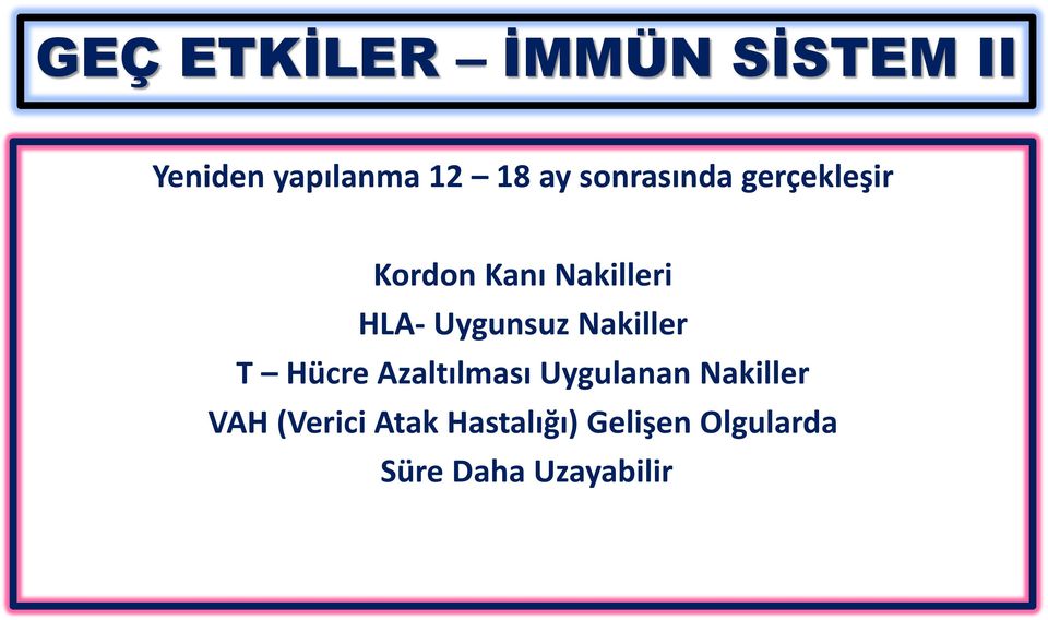 Uygunsuz Nakiller T Hücre Azaltılması Uygulanan Nakiller