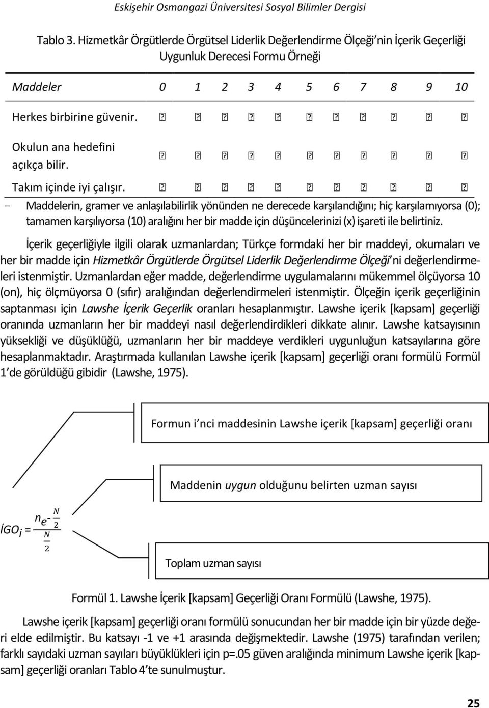 Okulun ana hedefini açıkça bilir. Takım içinde iyi çalışır.