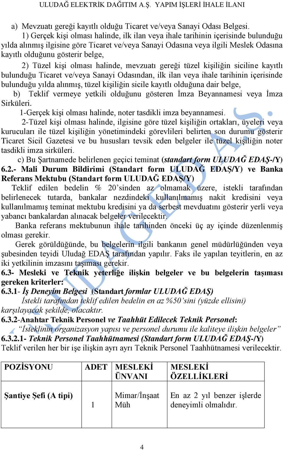 belge, 2) Tüzel kişi olması halinde, mevzuatı gereği tüzel kişiliğin siciline kayıtlı bulunduğu Ticaret ve/veya Sanayi Odasından, ilk ilan veya ihale tarihinin içerisinde bulunduğu yılda alınmış,