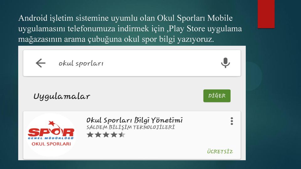 indirmek için,play Store uygulama