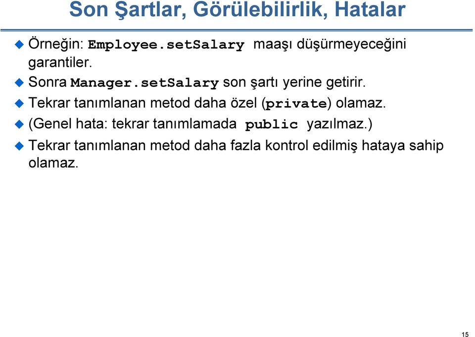 setSalary son şartı yerine getirir.