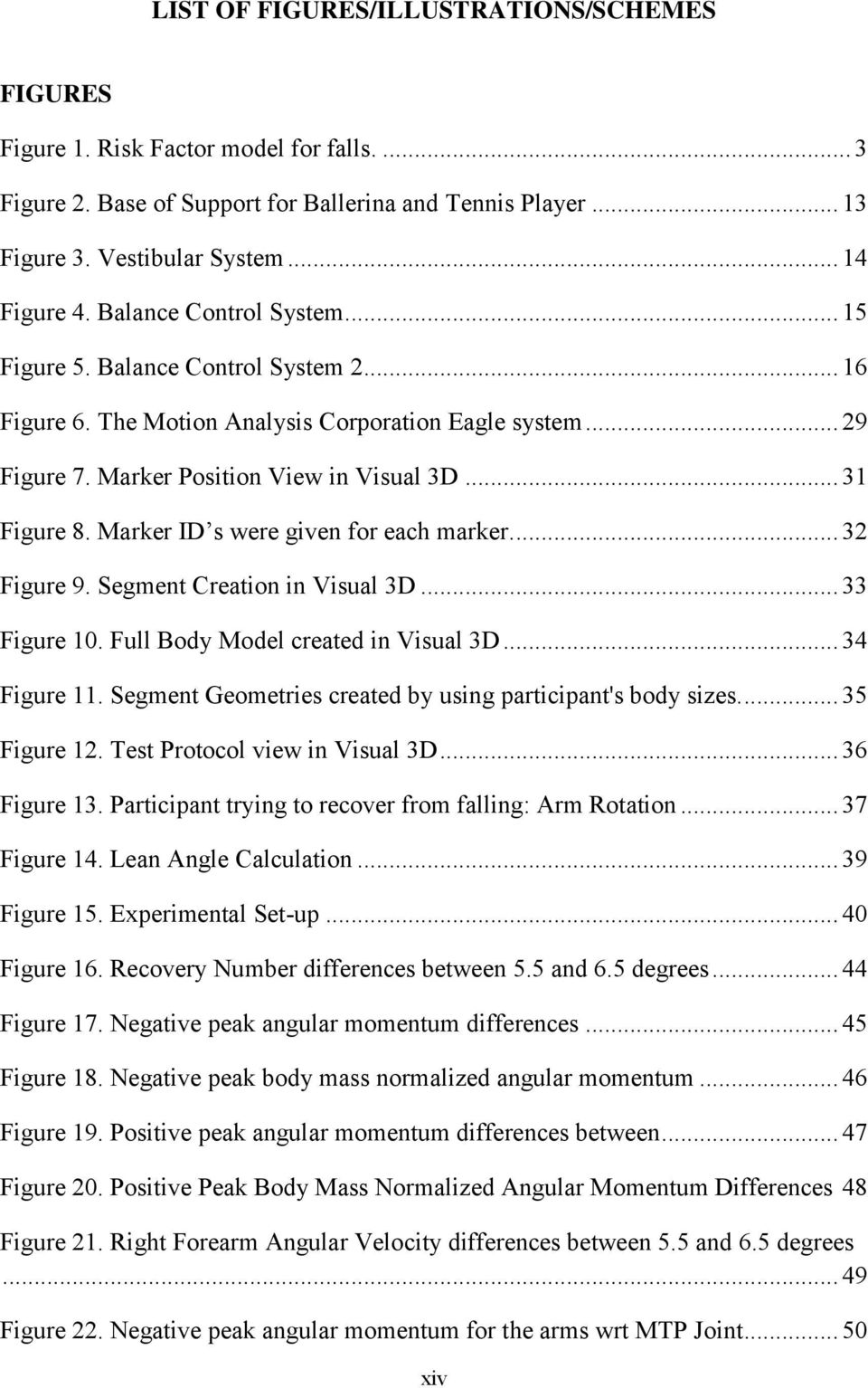 Marker ID s were given for each marker.... 32 Figure 9. Segment Creation in Visual 3D... 33 Figure 10. Full Body Model created in Visual 3D... 34 Figure 11.