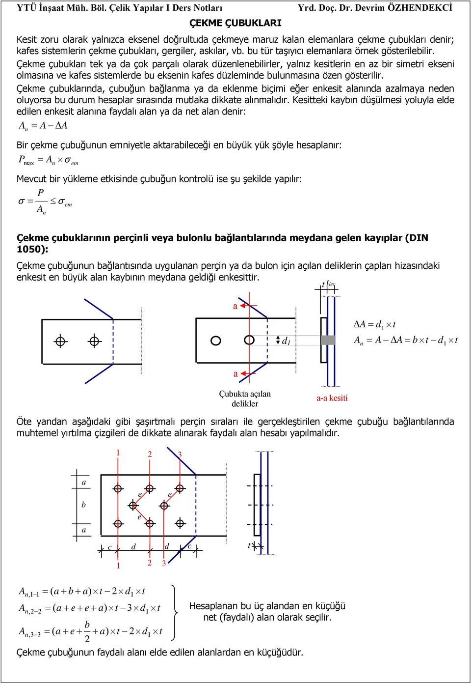 Kii kyı üşülmi yoluyl l il ki lı fylı l y l i: = Δ Bi çm çuuğuu iyl kilği üyük yük şöyl hplı: = σ mx Mvu i yükl kii çuuğu koolü i şu şil ypılı: σ = σ Çm çuuklıı çili vyulolu ğlılı myl kyıpl (DIN 050: