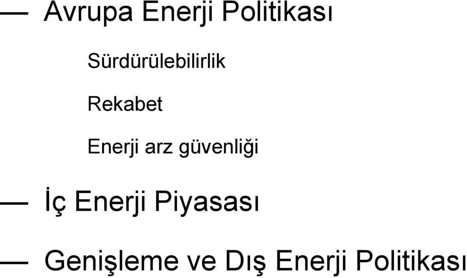 Enerji arz güvenliği İç Enerji