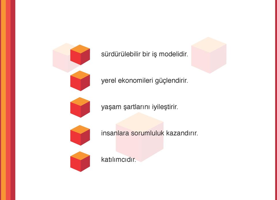 yaşam şartlarını iyileştirir.