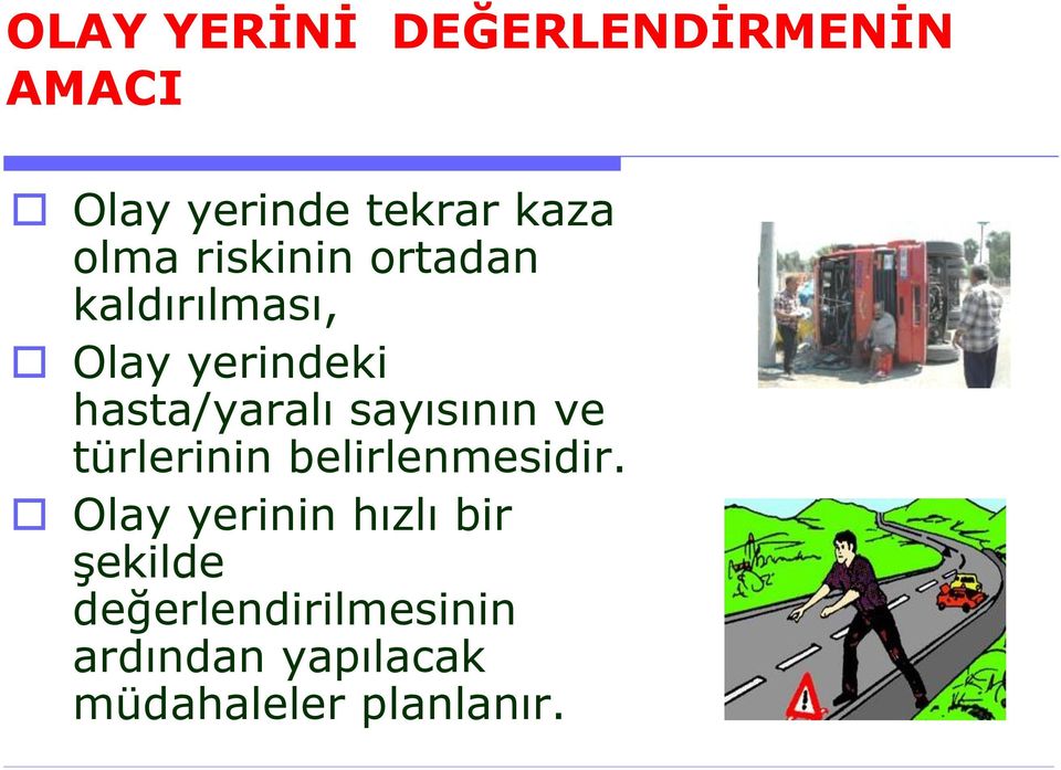 sayısının ve türlerinin belirlenmesidir.