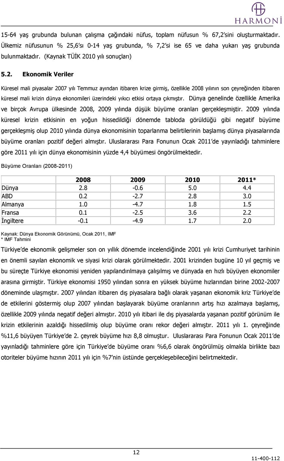 ,6 sı 0-14 yaģ grubunda, % 7,2 