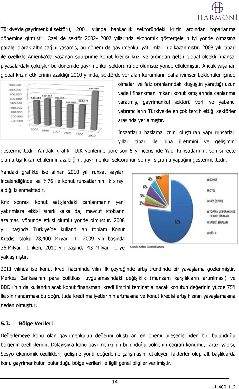 2008 yılı itibari ile özellikle Amerika da yaģanan sub-prime konut kredisi krizi ve ardından gelen global ölçekli finansal piyasalardaki çöküģler bu dönemde gayrimenkul sektörünü de olumsuz yönde