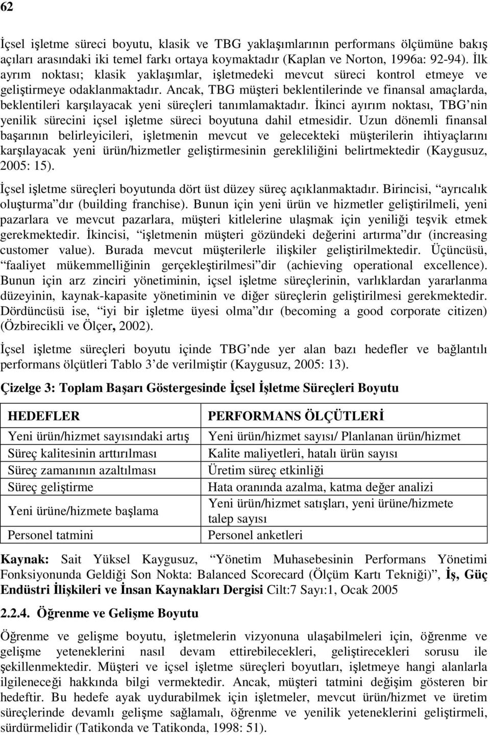 Ancak, TBG müşteri beklentilerinde ve finansal amaçlarda, beklentileri karşılayacak yeni süreçleri tanımlamaktadır.