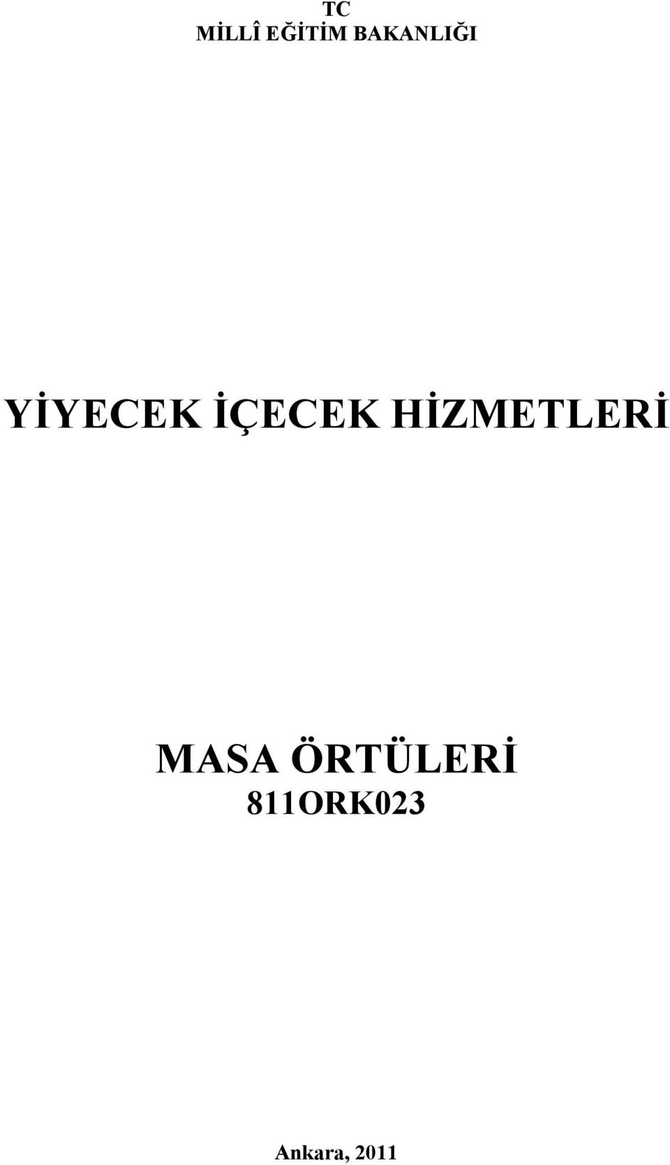 İÇECEK HİZMETLERİ