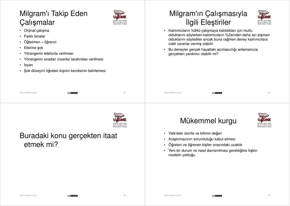 olduklarını söylediler ancak buna rağmen deney katılımcılara ciddi zararlar vermiş olabilir Bu deneyler gerçek hayattaki acımasızlığı anlamamıza gerçekten yardımcı olabilir mi?