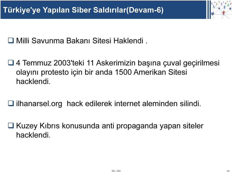 bir anda 1500 Amerikan Sitesi hacklendi. ilhanarsel.