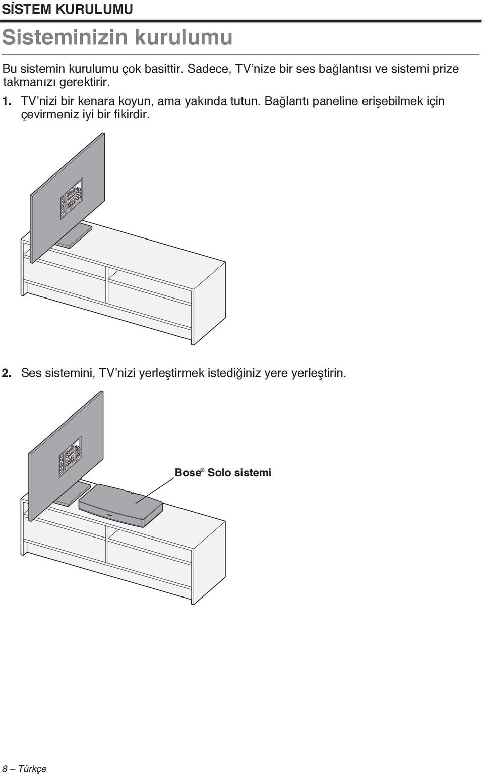 TV nizi bir kenara koyun, ama yakında tutun.