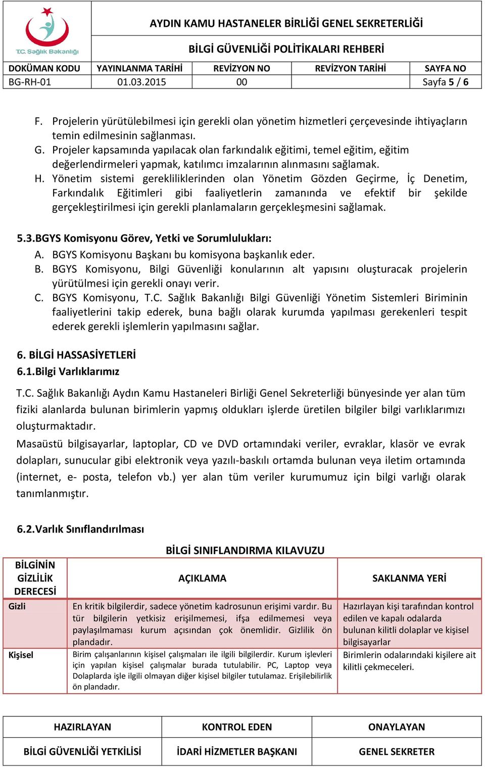 Yönetim sistemi gerekliliklerinden olan Yönetim Gözden Geçirme, İç Denetim, Farkındalık Eğitimleri gibi faaliyetlerin zamanında ve efektif bir şekilde gerçekleştirilmesi için gerekli planlamaların