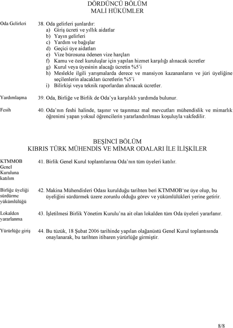 yapılan hizmet karşılığı alınacak ücretler g) Kurul veya üyesinin alacağı ücretin %5 i h) Meslekle ilgili yarışmalarda derece ve mansiyon kazananların ve jüri üyeliğine seçilenlerin alacakları