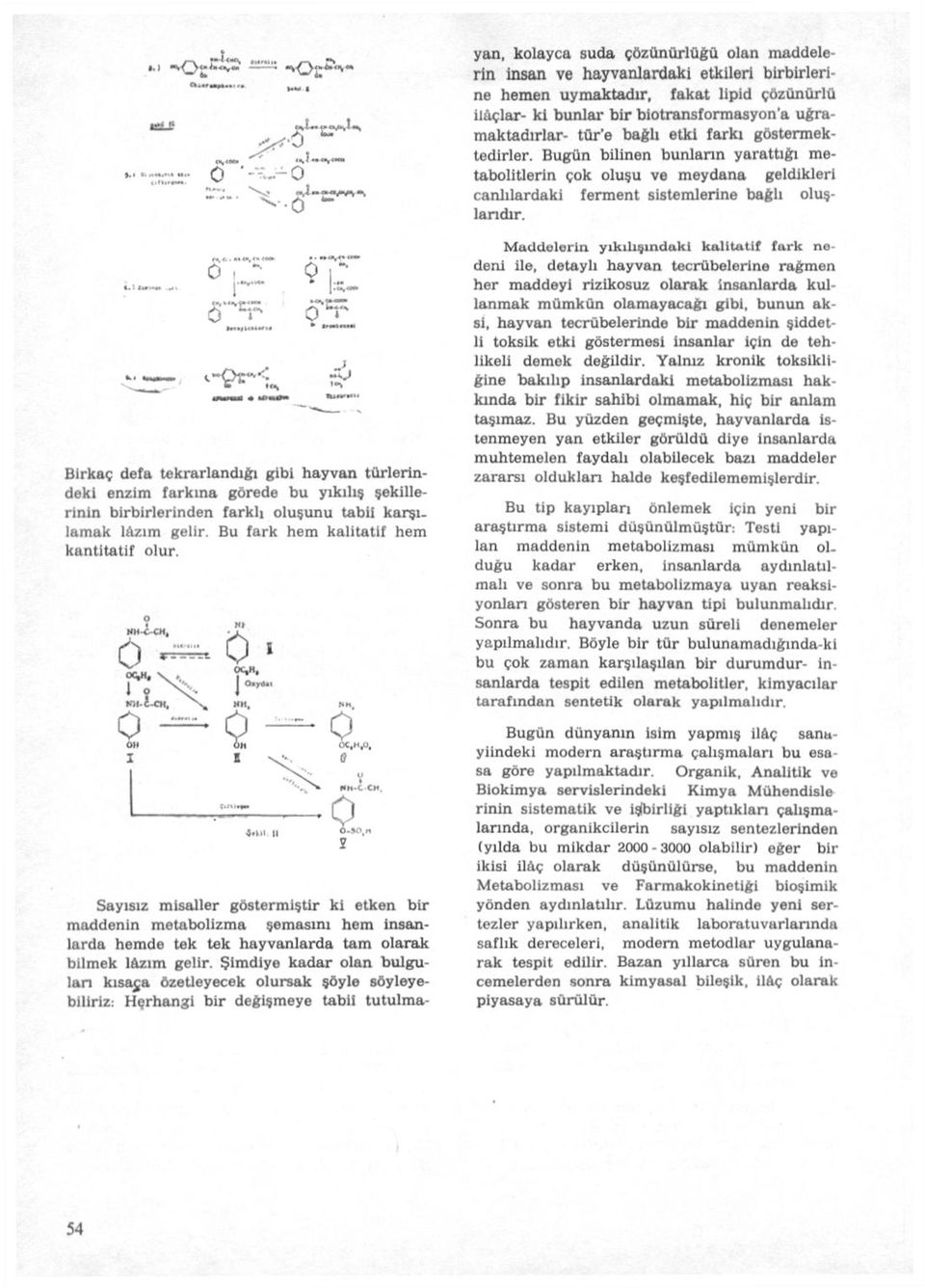 birbirlerine hemen uymaktadır, fakat lipid çözünürlü ilâçlar- ki bunlar bir biotransformasyon'a uğramaktadırlar- tür'e bağlı etki farkı göstermektedirler.