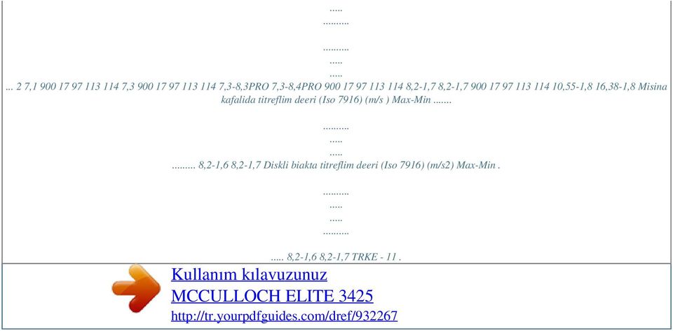 114 8,2-1,7 8,2-1,7 900 17 97 113 114 10,55-1,8 16,38-1,8 Misina kafalida titreflim