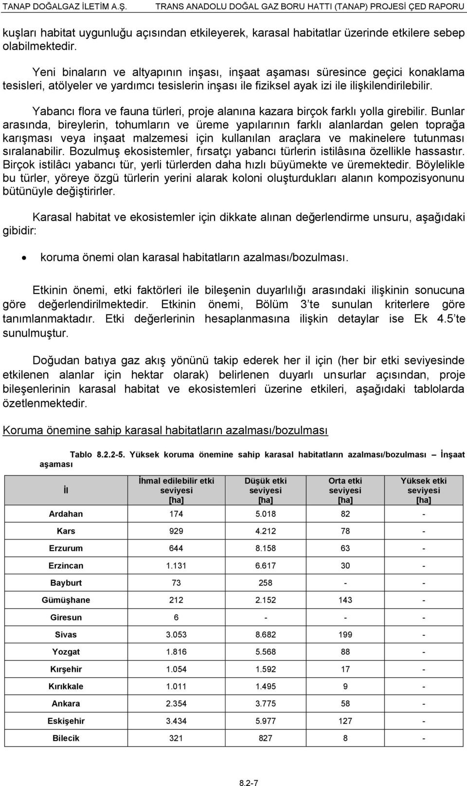 Yabancı flora ve fauna türleri, proje alanına kazara birçok farklı yolla girebilir.