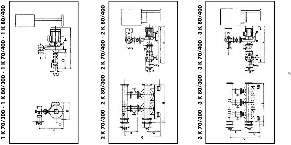 80/300-2 K 0/400-2 K 80/400 3 K