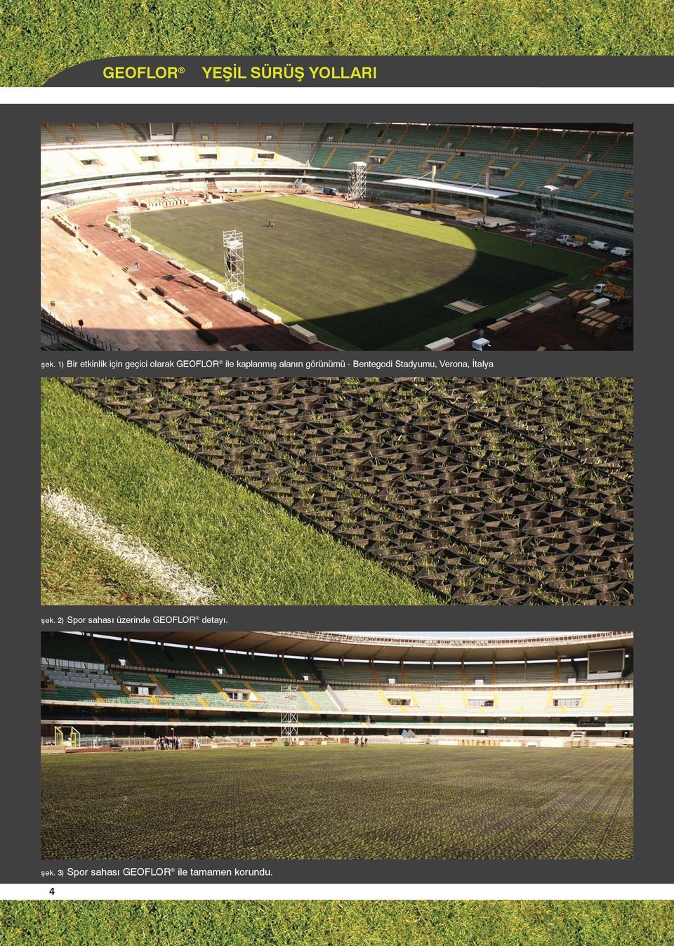 kaplanmış alanın görünümü - Bentegodi Stadyumu,