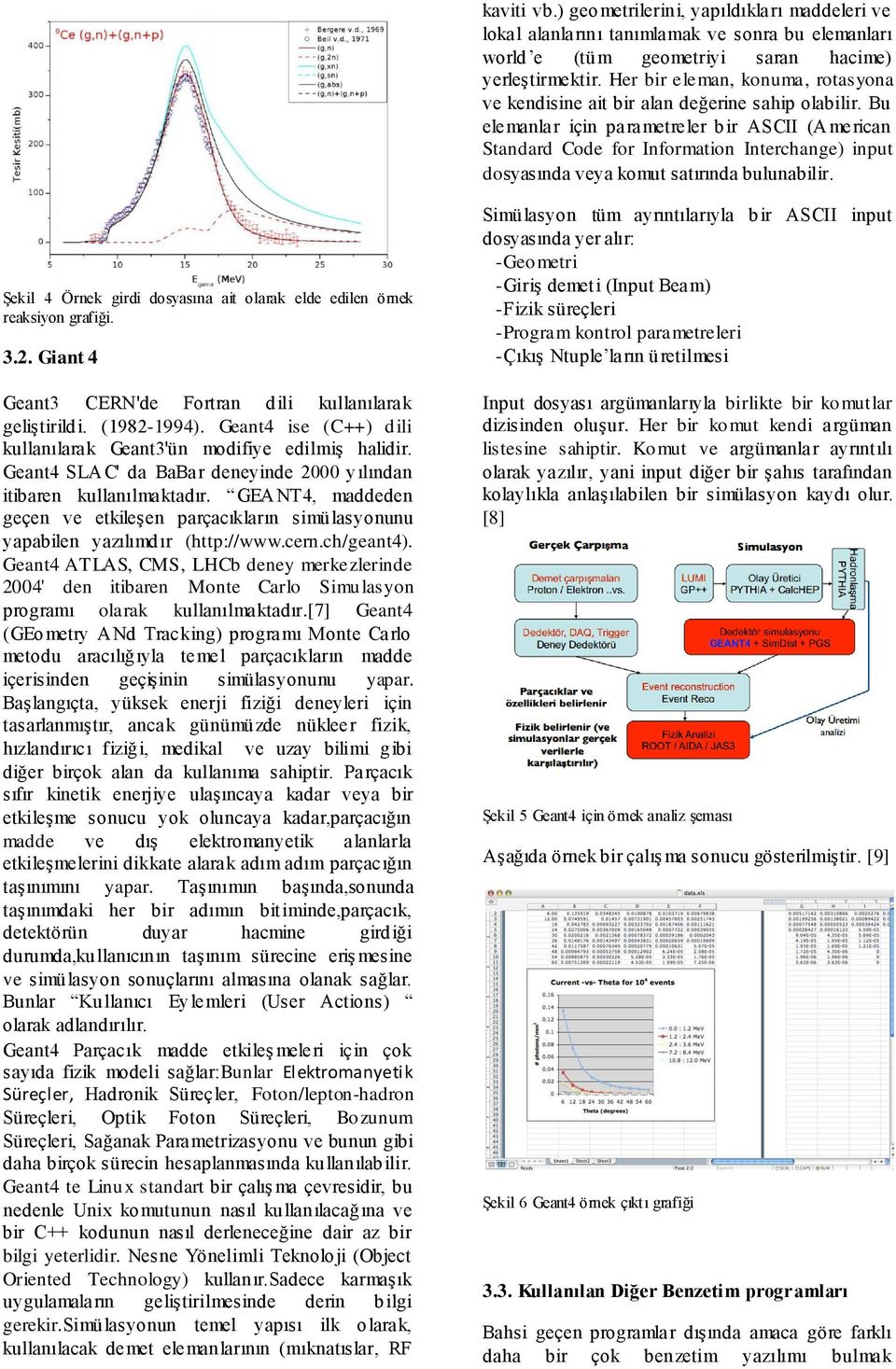 Bu elemanlar için parametreler bir ASCII (American Standard Code for Information Interchange) input dosyasında veya komut satırında bulunabilir.