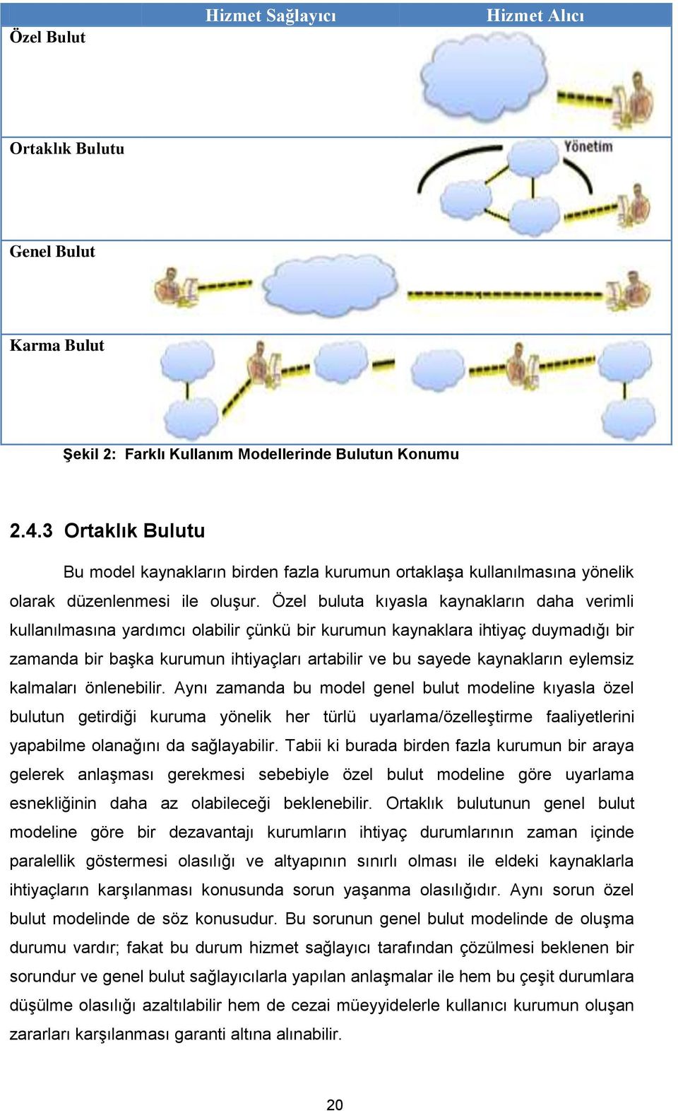 Özel buluta kıyasla kaynakların daha verimli kullanılmasına yardımcı olabilir çünkü bir kurumun kaynaklara ihtiyaç duymadığı bir zamanda bir baģka kurumun ihtiyaçları artabilir ve bu sayede