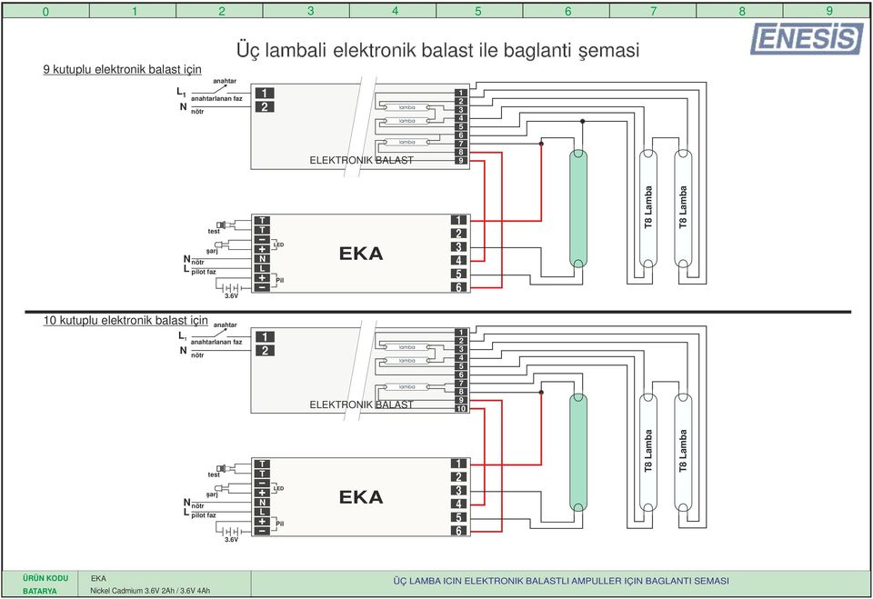 V ED amba amba 0 kutuplu elektronik için lanan faz EEKROIK BAA