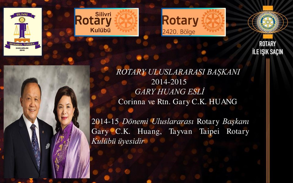 HUANG 2014-15 Dönemi Uluslararası Rotary