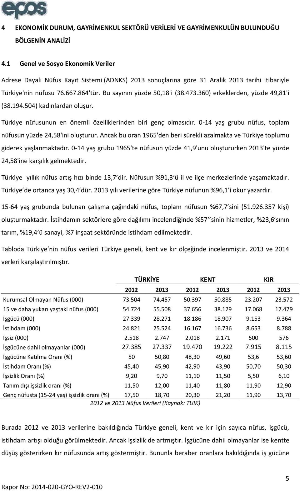 360) erkeklerden, yüzde 49,81'i (38.194.504) kadınlardan oluşur. Türkiye nüfusunun en önemli özelliklerinden biri genç olmasıdır. 0-14 yaş grubu nüfus, toplam nüfusun yüzde 24,58'ini oluşturur.