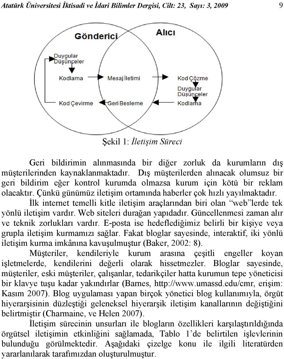 Çünkü günümüz iletişim ortamında haberler çok hızlı yayılmaktadır. İlk internet temelli kitle iletişim araçlarından biri olan web lerde tek yönlü iletişim vardır. Web siteleri durağan yapıdadır.