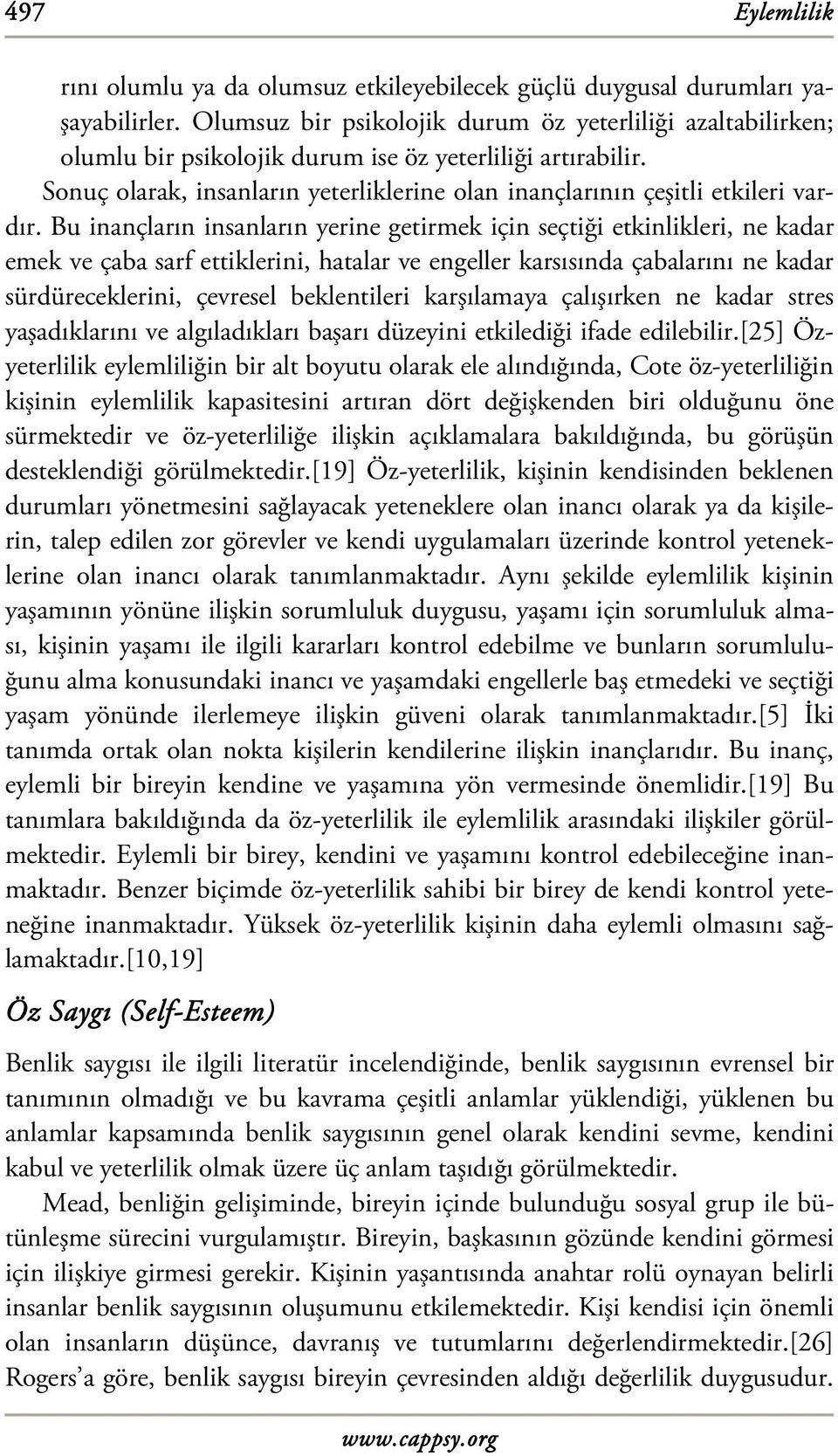 Sonuç olarak, insanların yeterliklerine olan inançlarının çeşitli etkileri vardır.