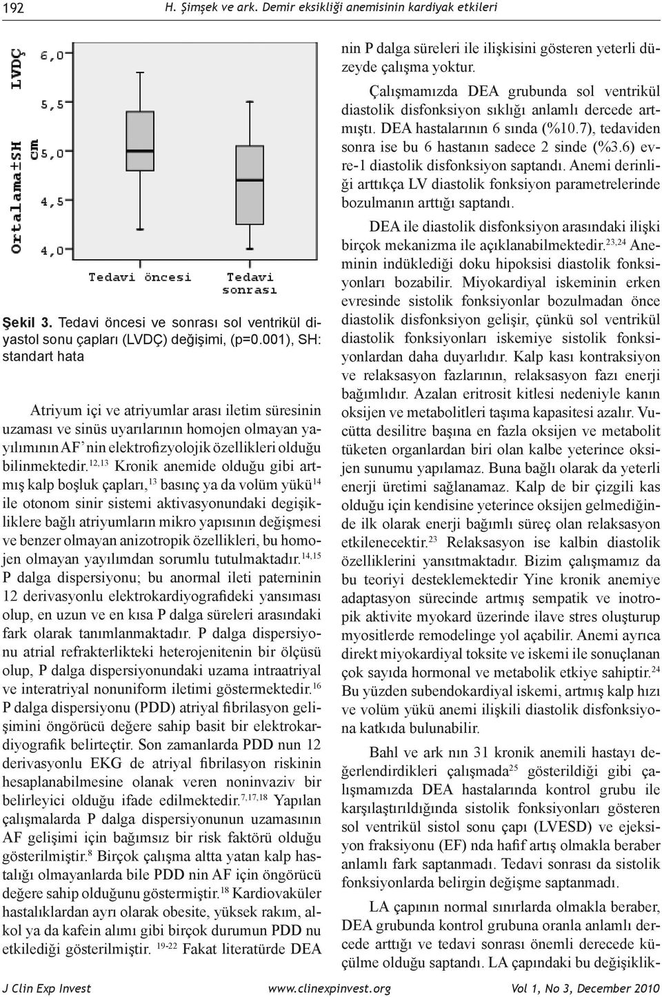 12,13 Kronik anemide olduğu gibi artmış kalp boşluk çapları, 13 basınç ya da volüm yükü 14 ile otonom sinir sistemi aktivasyonundaki degişikliklere bağlı atriyumların mikro yapısının değişmesi ve