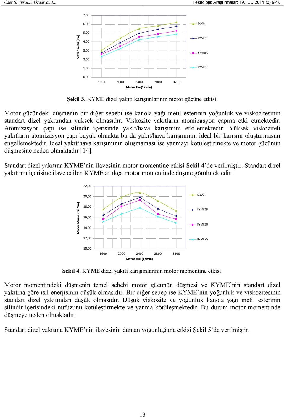 Viskozite yakıtların atomizasyon çapına etki etmektedir. Atomizasyon çapı ise silindir içerisinde yakıt/hava karışımını etkilemektedir.