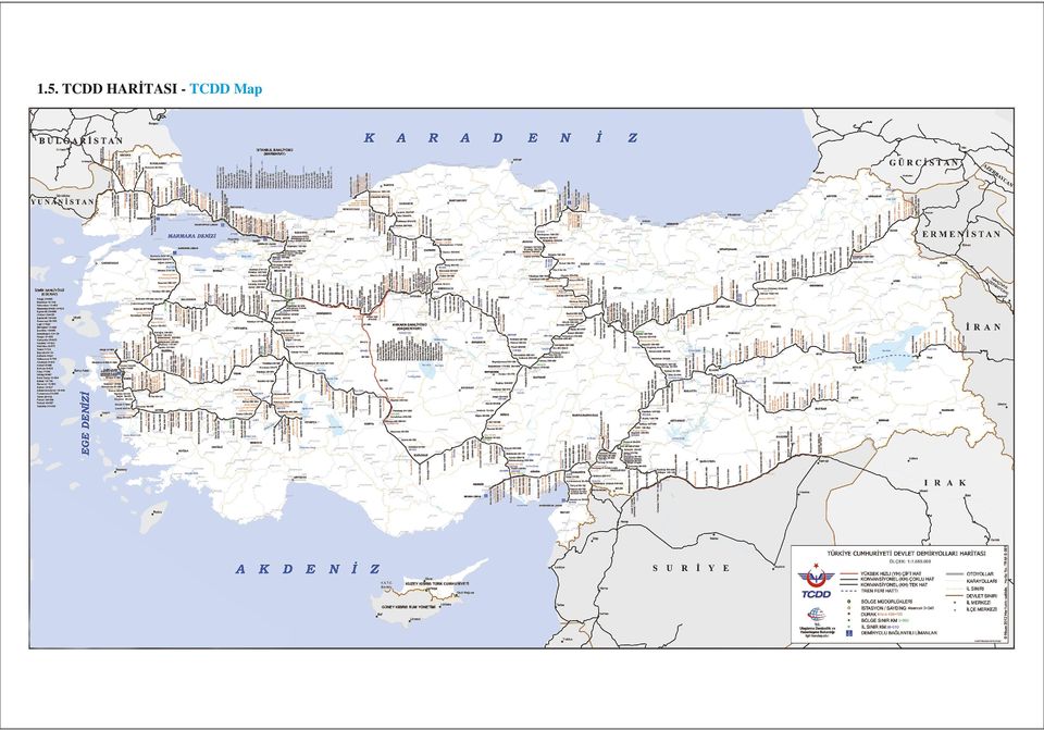 TCDD Map