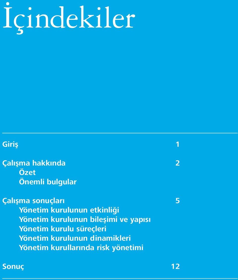 kurulunun bileşimi ve yapısı Yönetim kurulu süreçleri