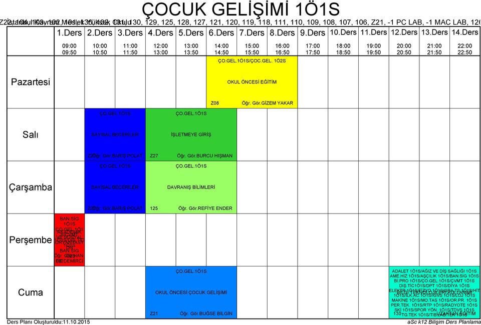 Gör.BUĞSE BİLGİN ADALET /AĞIZ VE DİŞ SAĞLIĞI AME.HİZ /AŞÇILIK /BAN.SİG Bİ.PRO /ÇO.GEL./ÇVMT DIŞ.TİC/DPT /DİYA ELEKTR./FİZYO BİLGİ TEKNOLOJİLERİ /GRA.