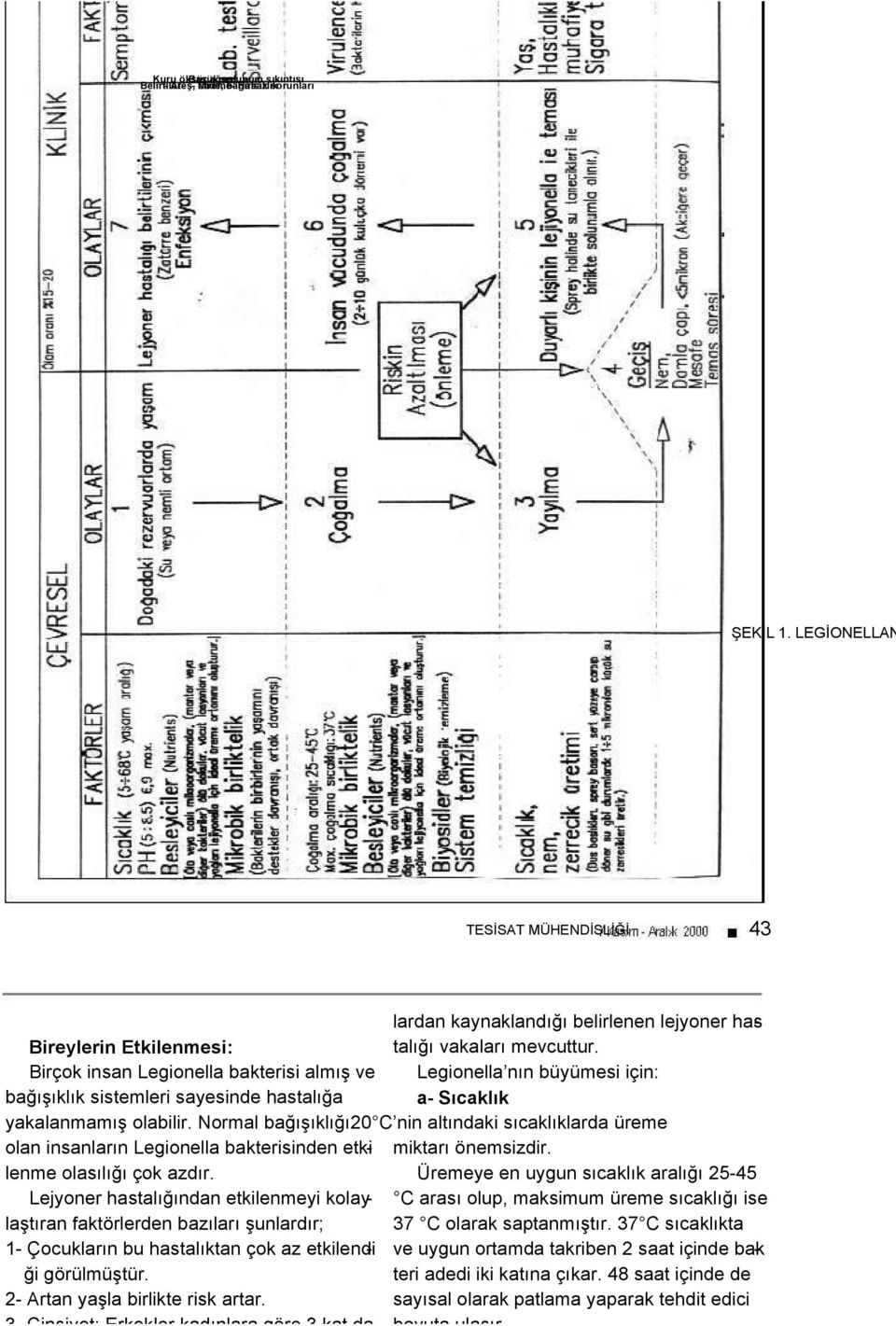 Lejyoner hastalığından etkilenmeyi kolaylaştıran faktörlerden bazıları şunlardır; 1- Çocukların bu hastalıktan çok az etkilendi - ği görülmüştür. 2- Artan yaşla birlikte risk artar.