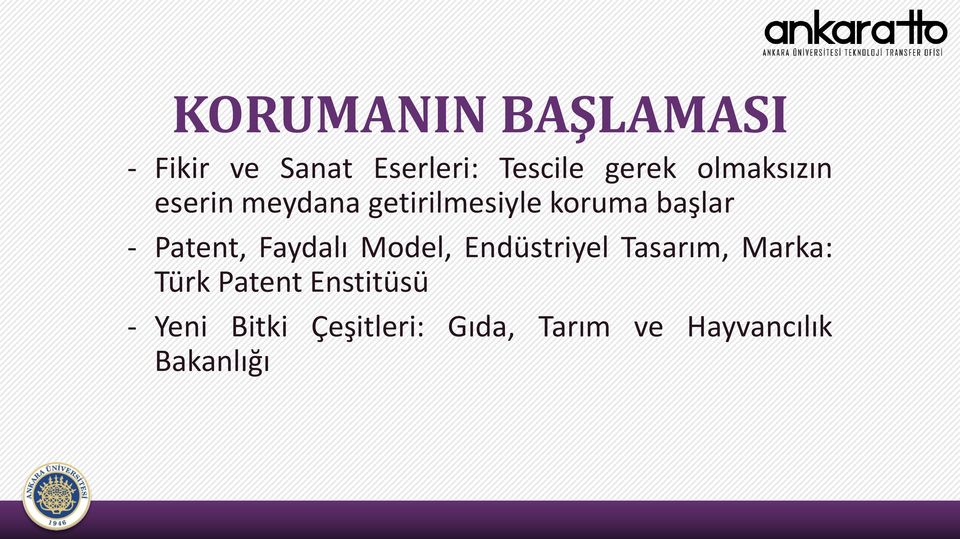 Patent, Faydalı Model, Endüstriyel Tasarım, Marka: Türk Patent